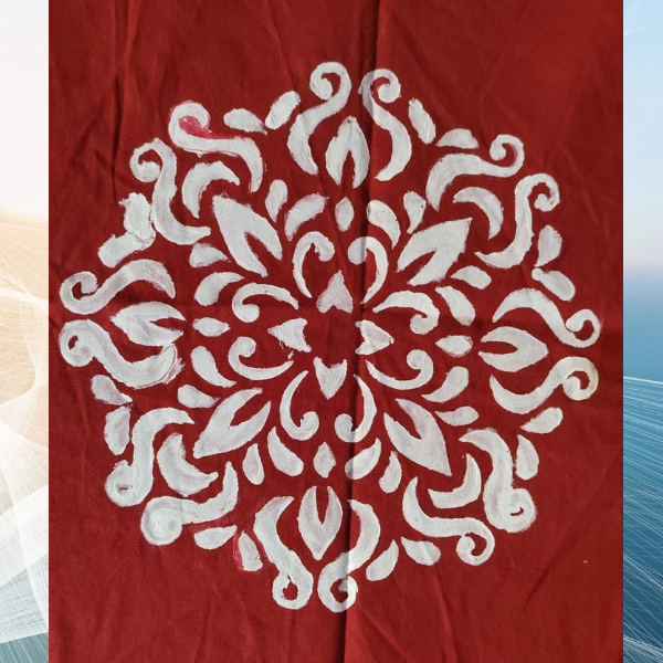 Aipan Art – Floral Wall Decor