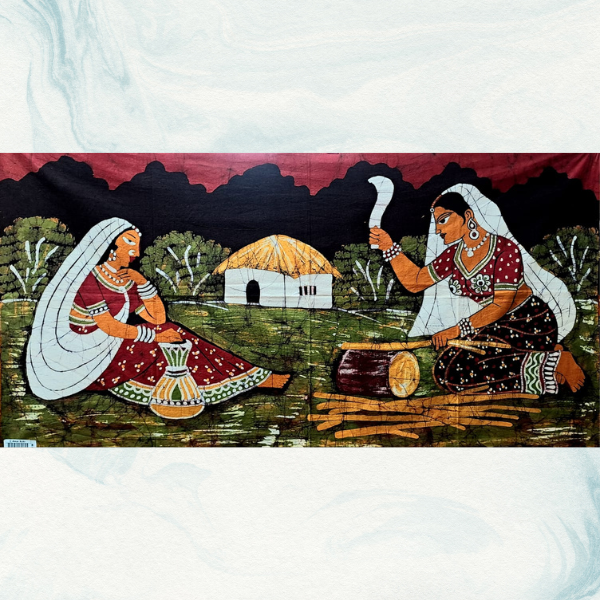Batik Painting – A Village Tale