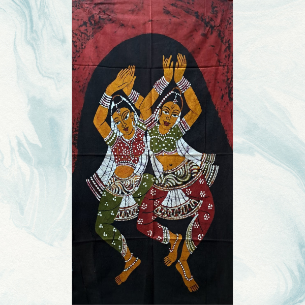 Batik Painting – Dancing Elegance