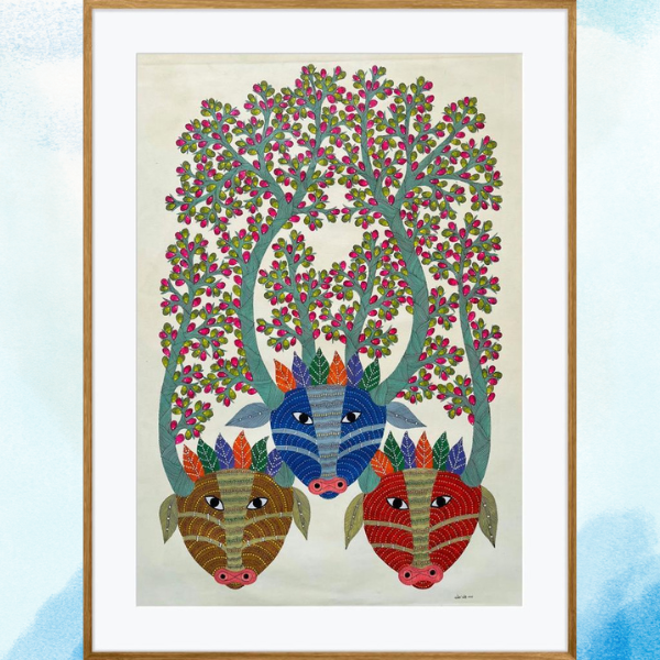 Gond Art Illustrations for Your Walls