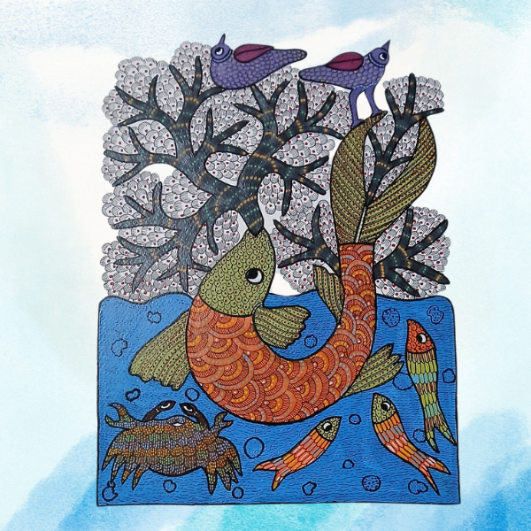 Gond Art Ethnic Charm
