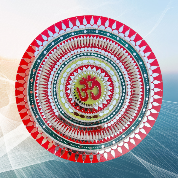 Lippan Art – Colourful Om Decor