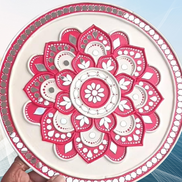 Lippan Art – Pink Floral Elegance