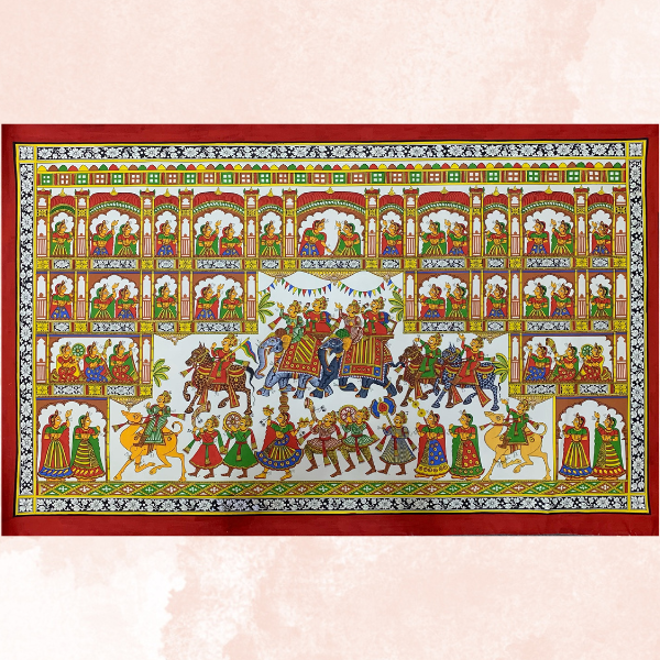 Phad Painting Wall Accent