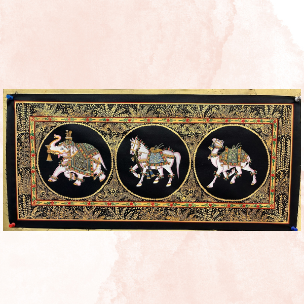 Pichwai Painting Artistic Wall Design