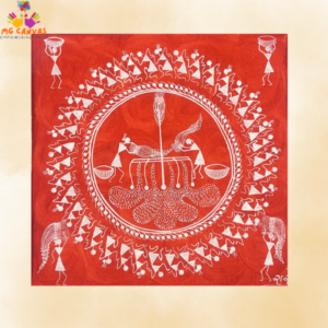 Handmade Warli Painting for Homes (13)