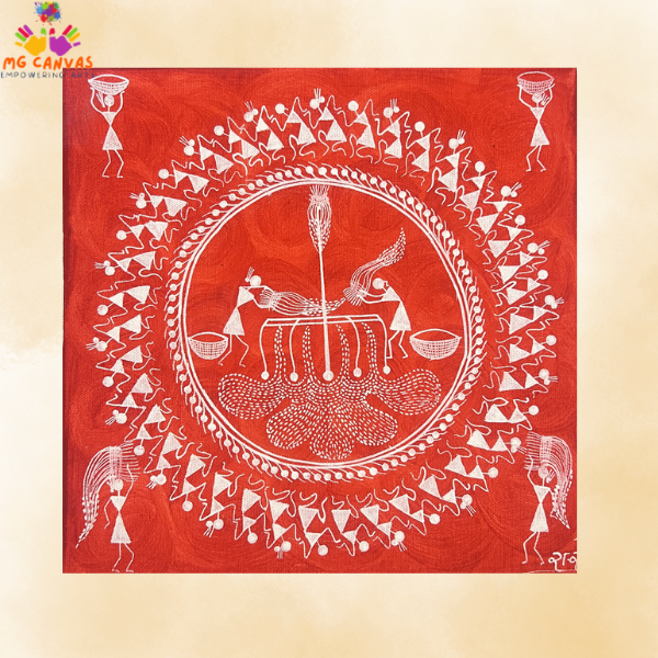 Premium Handmade Warli Painting
