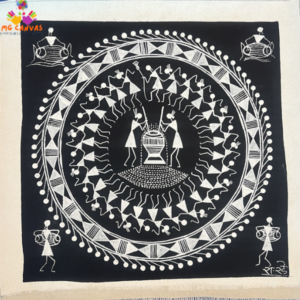 Handmade Warli Painting for Homes (7)