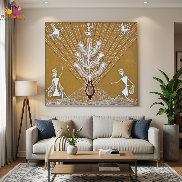 Warli Handmade Painting 4 (2)