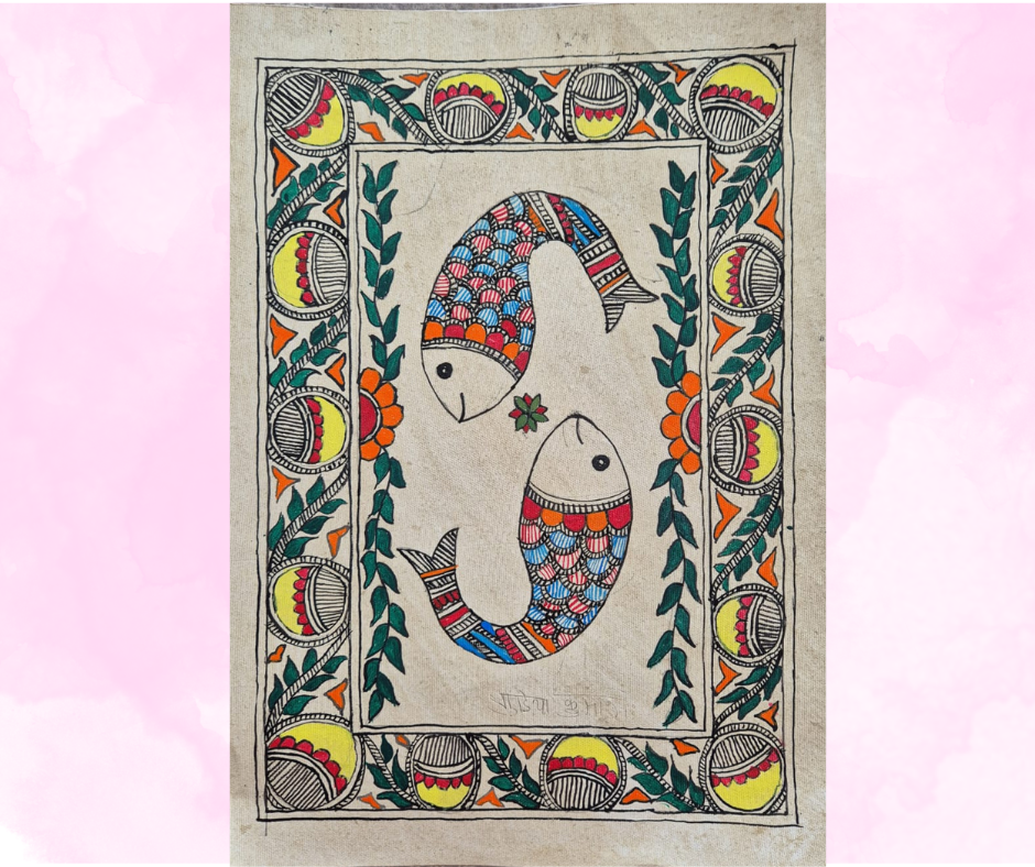 Handmade Madhubani Art – Circle of Life