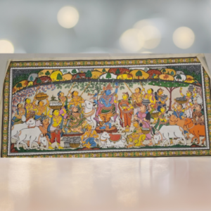 Pattachitra Handpainted Radha Krishna
