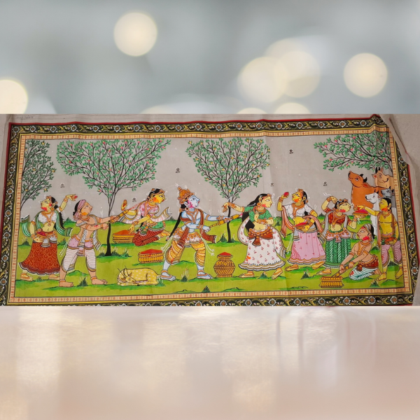 Pattachitra Handpainted Traditional Raas Leela