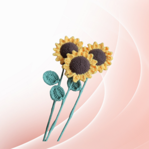 Handmade Crochet Flower - Sunflower