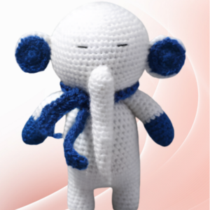 Handmade Crochet Plush Toy Little Trunk