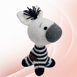 Handmade Crochet Plush Toy White Bunny